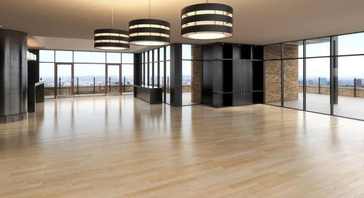 Tile and wooden flooring installation